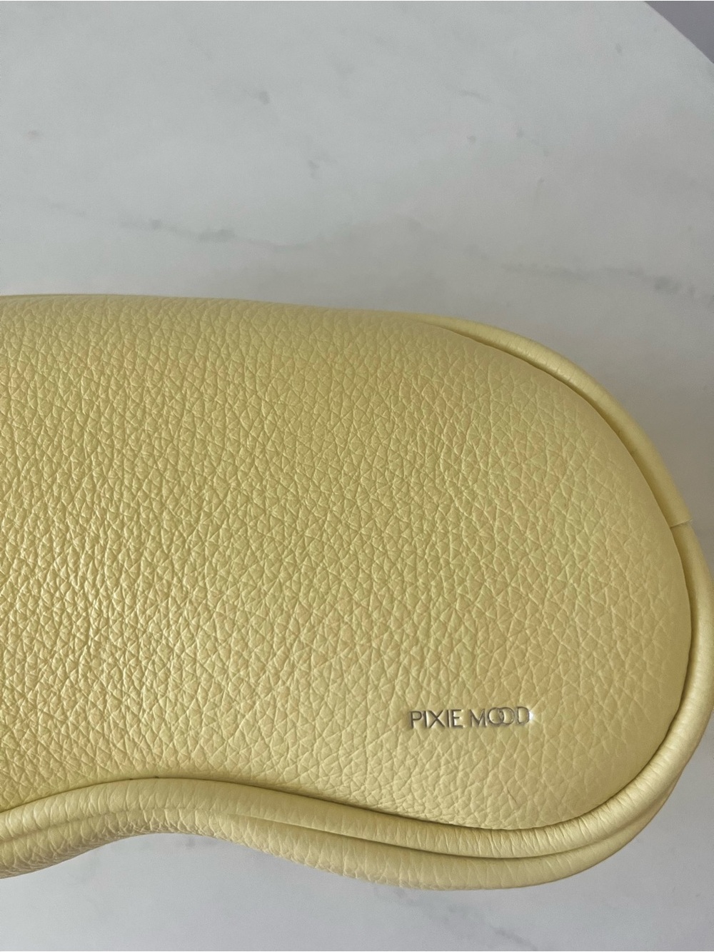 Pixie Mood Butter Yellow Pebbled Crossbody Bean Bag - Picture 3 of 6